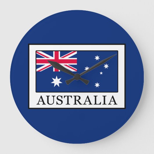 Australia Große Wanduhr (Vorderseite)