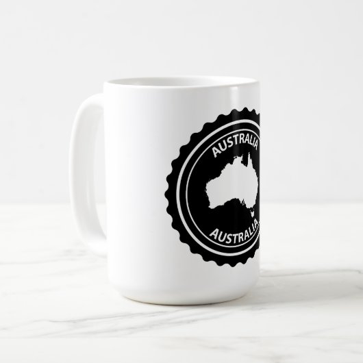 Australia Kaffeetasse (Vorderseite Links)