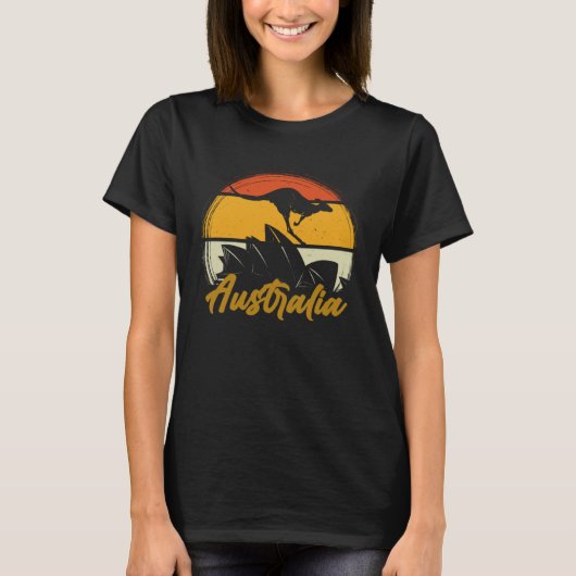 Australia Kangaroo Aussie Men Women Kids T-Shirt (Vorderseite)
