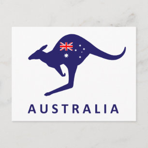 AUSTRALIA KANGAROO POST CARD POSTKARTE