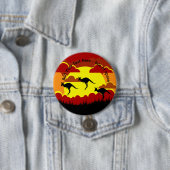 Australia Kangaroo Red Black Yellow Badge Button (Beispiel)