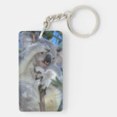 Australia, Koala Phasclarctos Cinereus) Schlüsselanhänger (Rückseite)