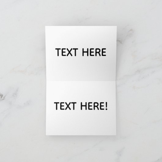 Australia Map Greeting Card  Dankeskarte (Innenseite)