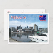 Australia - Melbourne - Harbour - Postkarte (Vorne/Hinten)