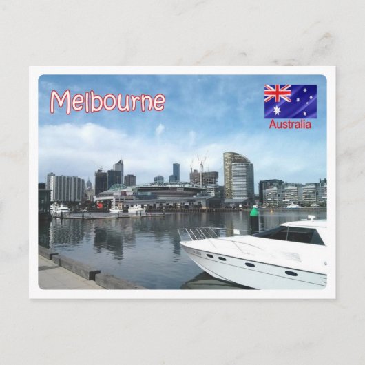 Australia - Melbourne - Harbour - Postkarte (Vorderseite)