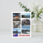 Australia - Melbourne - Mosaic - Postkarte (Stehend Vorderseite)