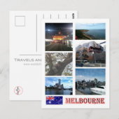 Australia - Melbourne - Mosaic - Postkarte (Vorne/Hinten)