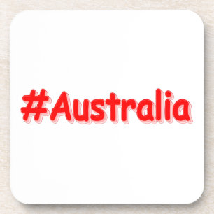 "#Australia" Niedliches Design. Jetzt kaufen Getränkeuntersetzer