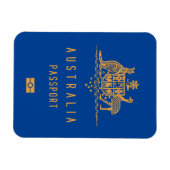 Australia passport magnet (Horizontal)