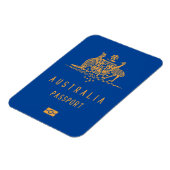 Australia passport magnet (Linke Seite)