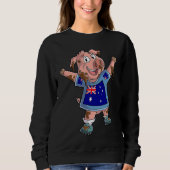 Australia Pig Fan Sweatshirt (Vorderseite)