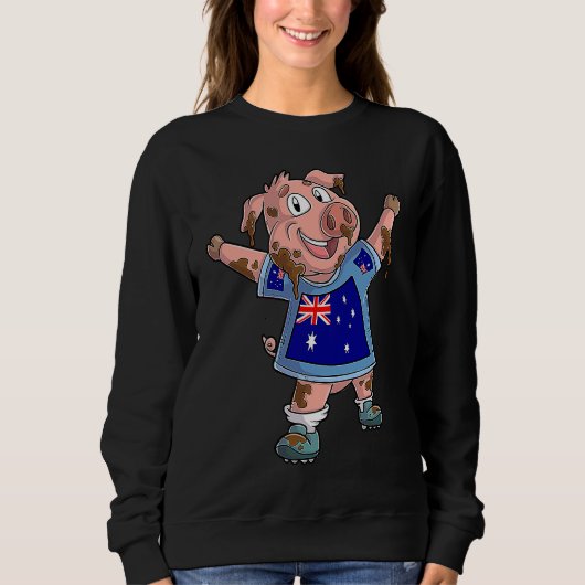 Australia Pig Fan Sweatshirt (Vorderseite)