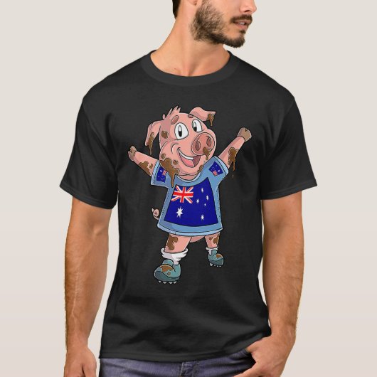 Australia Pig Fan T-Shirt (Vorderseite)