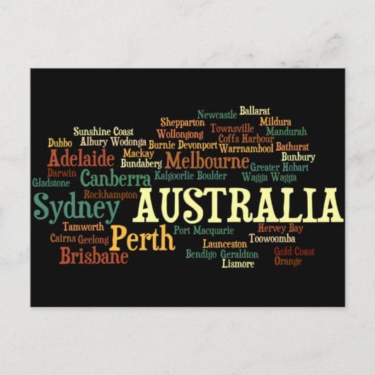 AUSTRALIA Postcard Postkarte (Vorderseite)