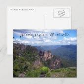 Australia Postkarte (Vorne/Hinten)