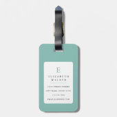 Australia Shepherd Luggage Tag Gepäckanhänger (Rückseite vertikal)