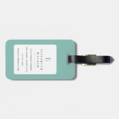 Australia Shepherd Luggage Tag Gepäckanhänger (Rückseite horizontal)