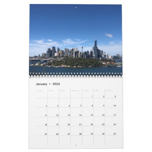 Australia Sydney 2026 Kalender (Jan 2026)