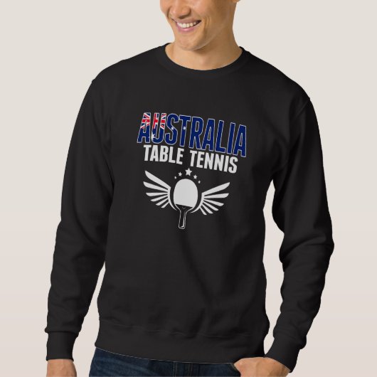 Australia Table Tennis  Australian Ping Pong Suppo Sweatshirt (Vorderseite)