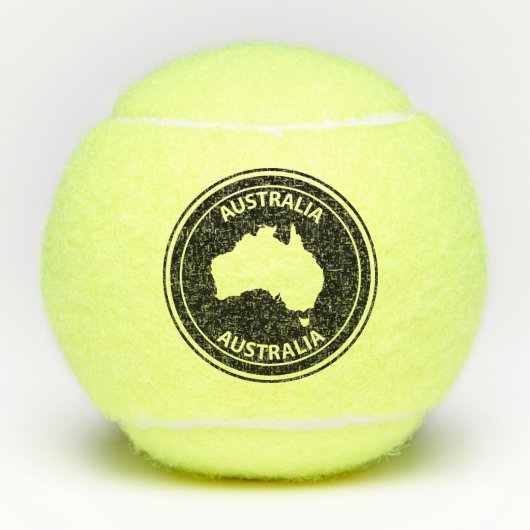Australia Tennisbälle (Vorderseite)