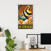 Australia, the Great Barrier Reef by Eileen Mayo Poster (Heimbüro)