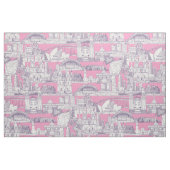 Australia toile de jouy violet pastel magenta stoff (Fat Quarter (45,7 x 55,9 cm))