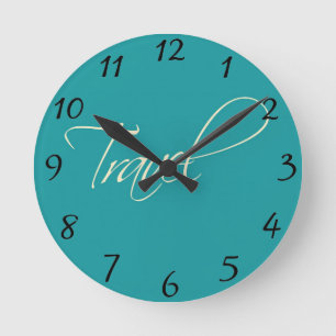 Australia:Travel Clock Runde Wanduhr