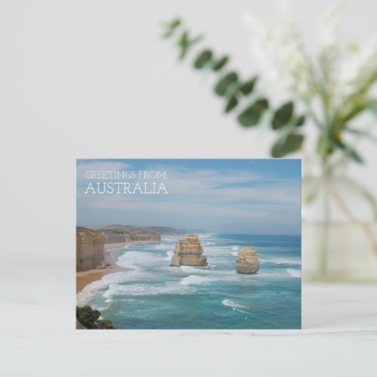 Australia Twelve Apostles Postkarte (Stehend Vorderseite)