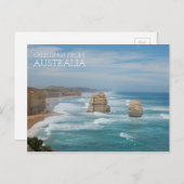 Australia Twelve Apostles Postkarte (Vorne/Hinten)