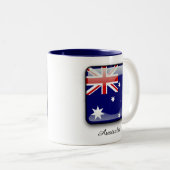 Australia Two-tone Zweifarbige Tasse (VorderseiteRechts)