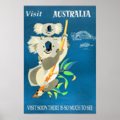 Australia, Visit Soon Poster (Vorne)