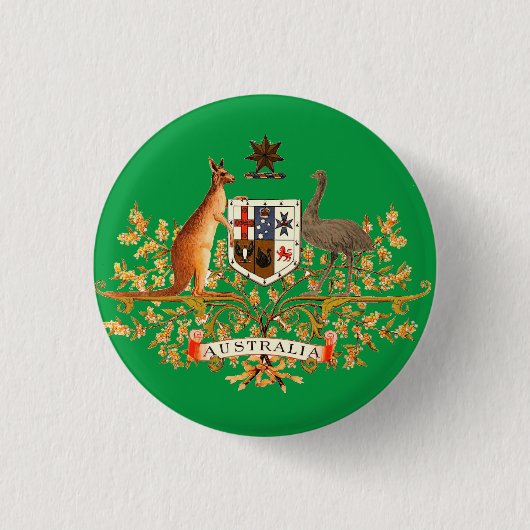 Australia-Wappen Button (Vorderseite)