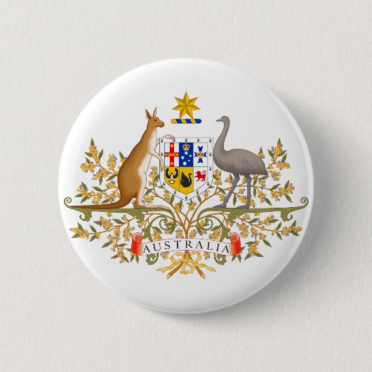 Australia-Wappen Button (Vorderseite)