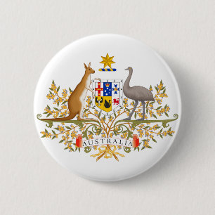 Australia-Wappen Button