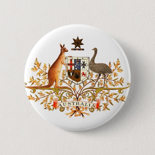 Australia-Wappen Button (Vorderseite)
