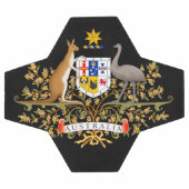 Australia-Wappen Fußball (Flach)