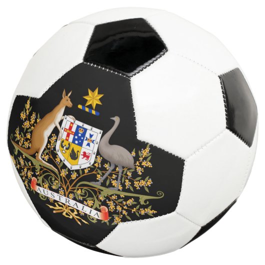 Australia-Wappen Fußball (Dreiviertel)
