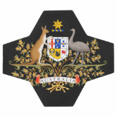 Australia-Wappen Fußball (Flach)