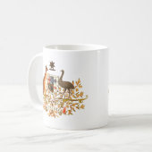 Australia-Wappen Kaffeetasse (Vorderseite Links)