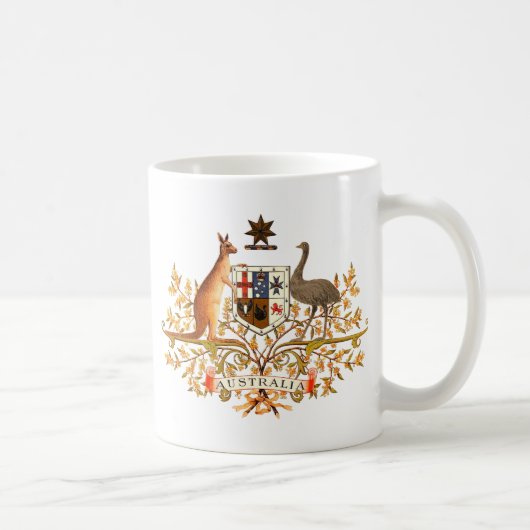 Australia-Wappen Kaffeetasse (Rechts)