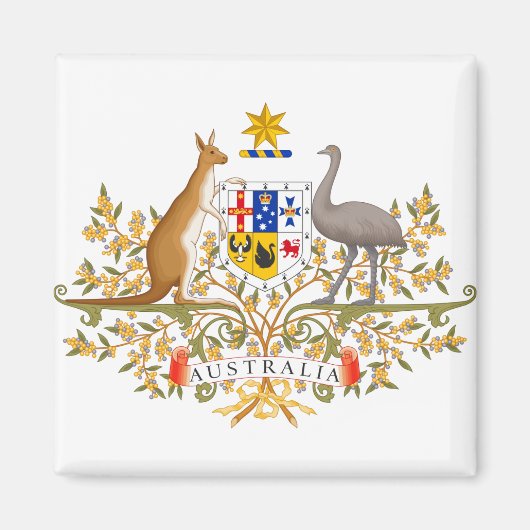 Australia-Wappen Magnet (Vorne)