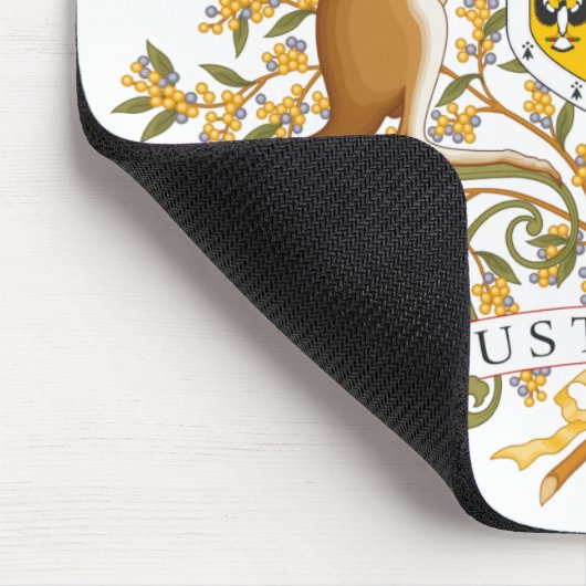 Australia-Wappen Mousepad (Ecke)