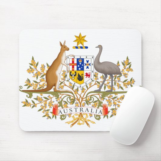 Australia-Wappen Mousepad (Mit Mouse)