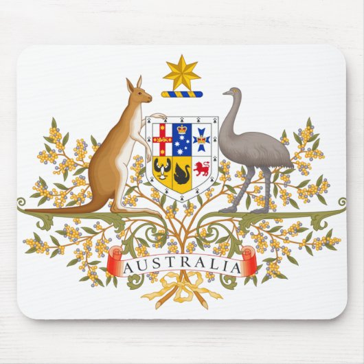 Australia-Wappen Mousepad (Vorne)