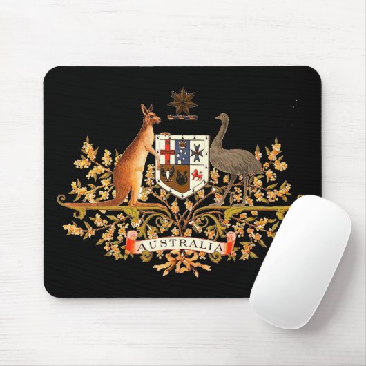 Australia-Wappen Mousepad (Mit Mouse)