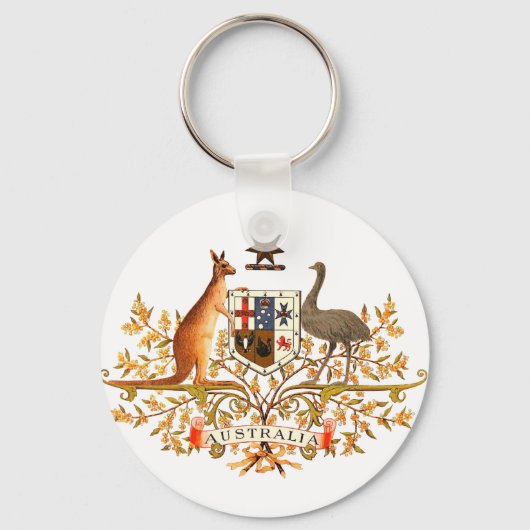 Australia-Wappen Schlüsselanhänger (Vorderseite)