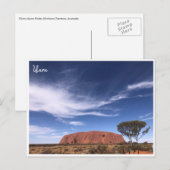 Australia-Wolken Postkarte (Vorne/Hinten)