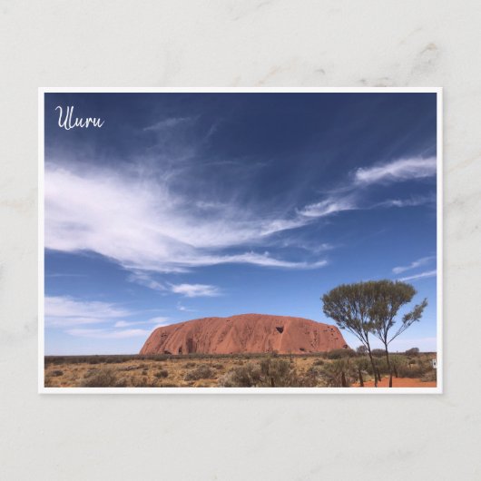 Australia-Wolken Postkarte (Vorderseite)