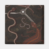 Australian Aboriginal Art Gift Magnet (Vorne)