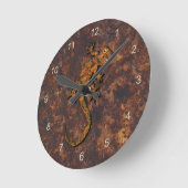 Australian Aboriginal Art Gift Runde Wanduhr (Winkel)